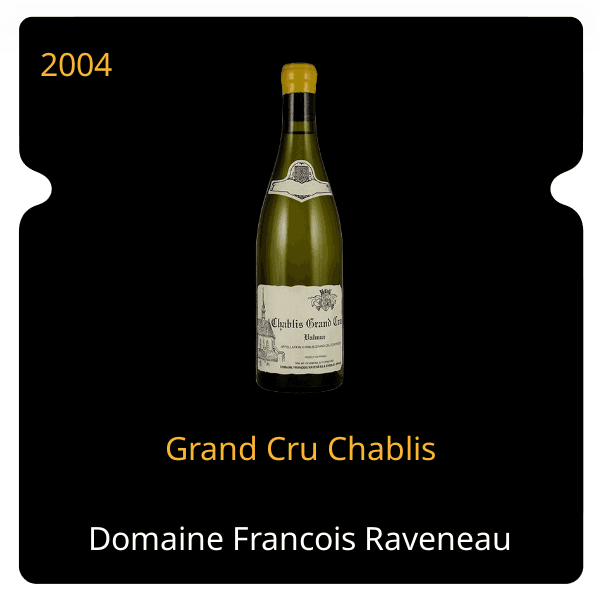 Francois Raveneau Grand Cru Chablis 2004