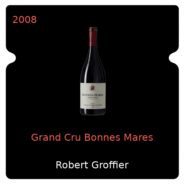 Robert Groffier Grand Cru Bonnes Mares 2008