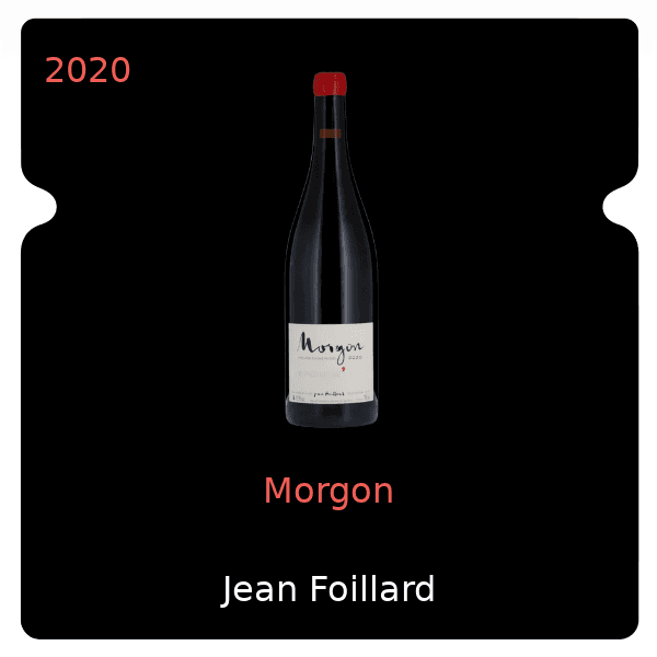 Jean Foillard Morgon 2020