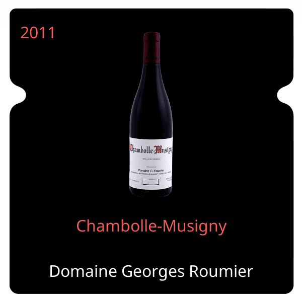 Georges Roumier Chambolle-Musigny 2011