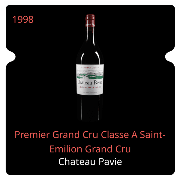 Pavie Premier Grand Cru Classe A Saint-Emilion Grand Cru 1998