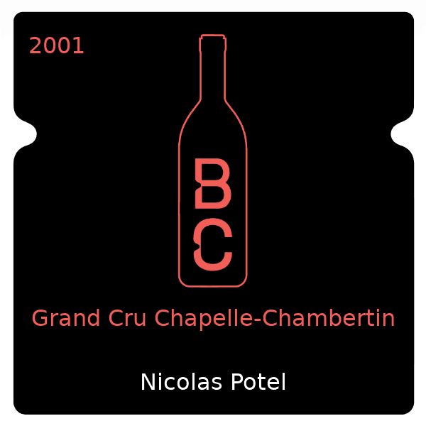Nicolas Potel Grand Cru Chapelle-Chambertin 2001
