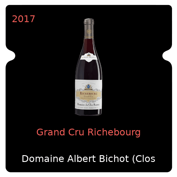 Albert Bichot (Clos Frantin) Grand Cru Richebourg 2017