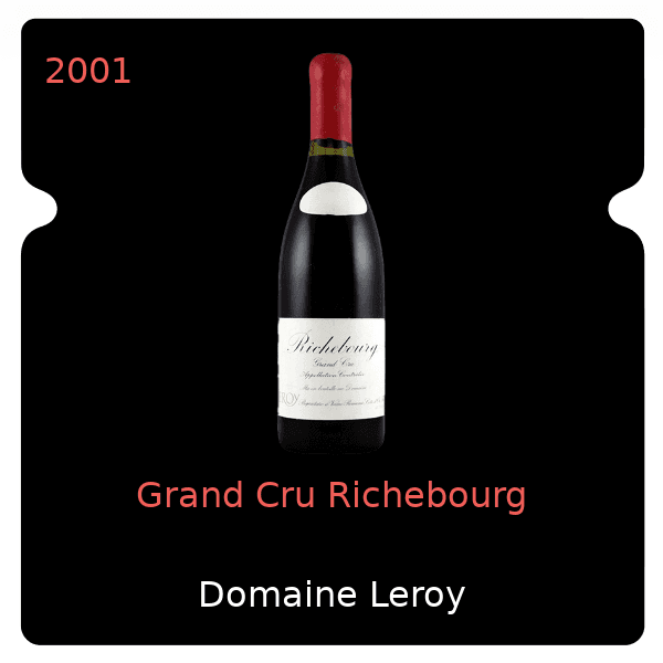 Leroy Grand Cru Richebourg 2001