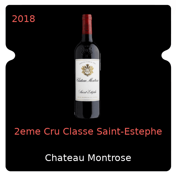 Montrose 2eme Cru Classe Saint-Estephe 2018
