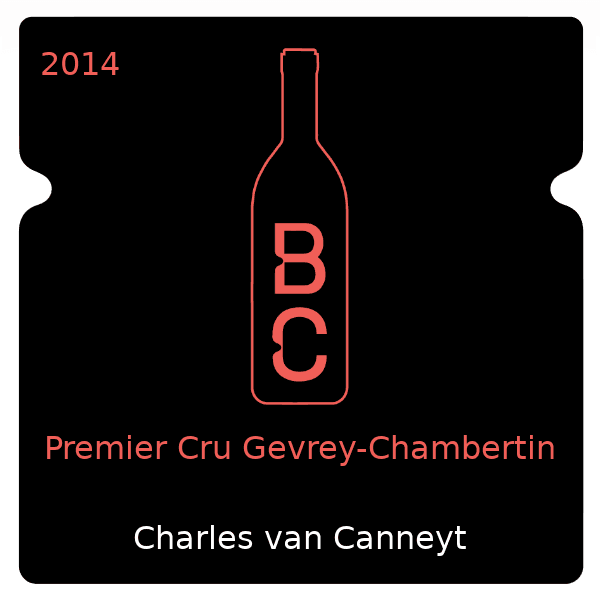 Charles van Canneyt Premier Cru Gevrey-Chambertin 2014