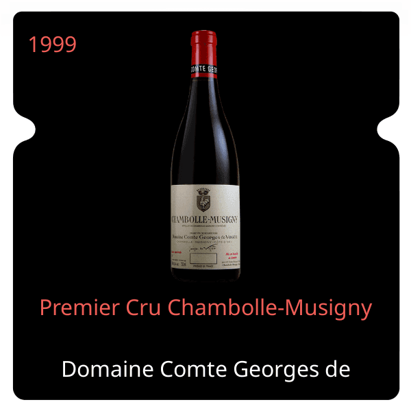 Comte Georges de Vogue Premier Cru Chambolle-Musigny 1999