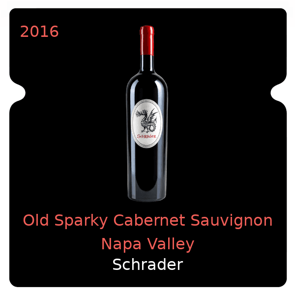 Schrader Old Sparky Cabernet Sauvignon Napa Valley 2016