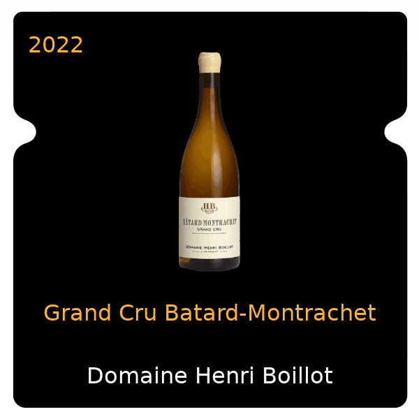 Henri Boillot Grand Cru Batard-Montrachet 2022