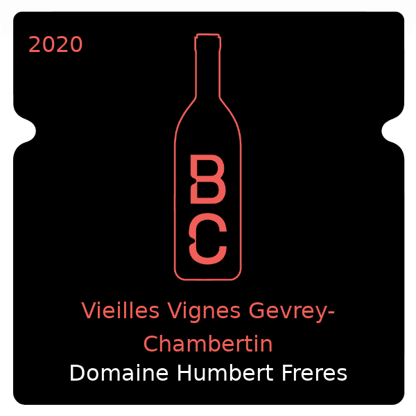 Humbert Freres Vieilles Vignes Gevrey-Chambertin 2020