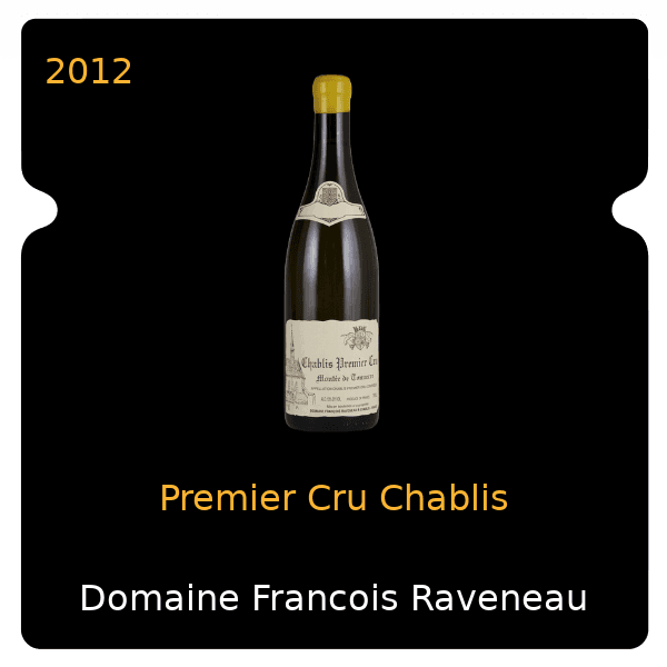 Francois Raveneau Premier Cru Chablis 2012