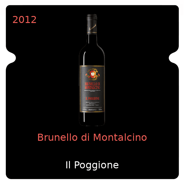 Poggione Brunello di Montalcino 2012