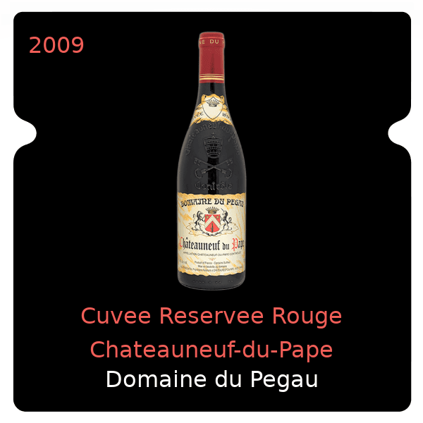 Pegau Cuvee Reservee Rouge Chateauneuf-du-Pape 2009