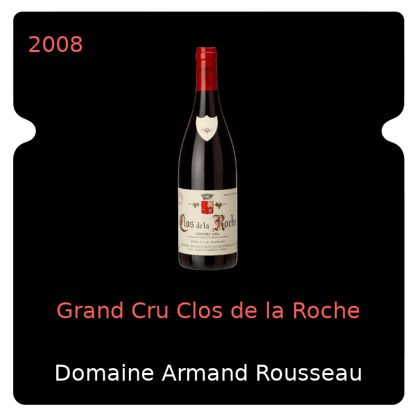 Armand Rousseau Grand Cru Clos de la Roche 2008