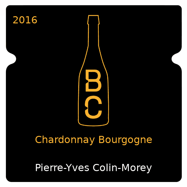 Pierre-Yves Colin-Morey Chardonnay Bourgogne 2016