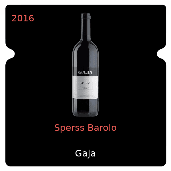 Gaja Sperss Barolo 2016