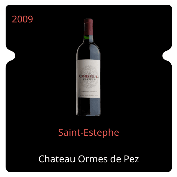 Ormes de Pez Saint-Estephe 2009