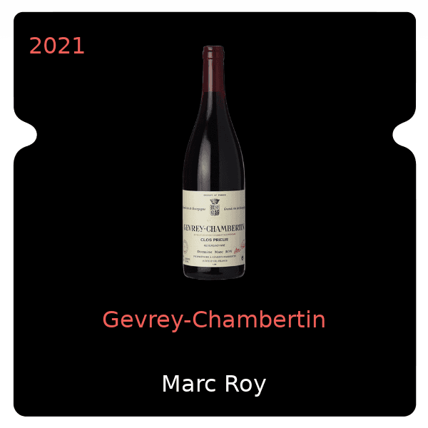Marc Roy Gevrey-Chambertin 2021