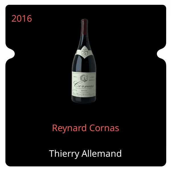 Thierry Pillot Reynard Cornas 2016