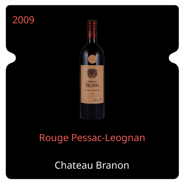 Branon Rouge Pessac-Leognan 2009