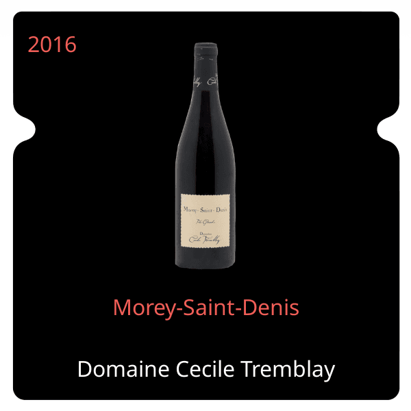 Cecile Tremblay Morey-Saint-Denis 2016