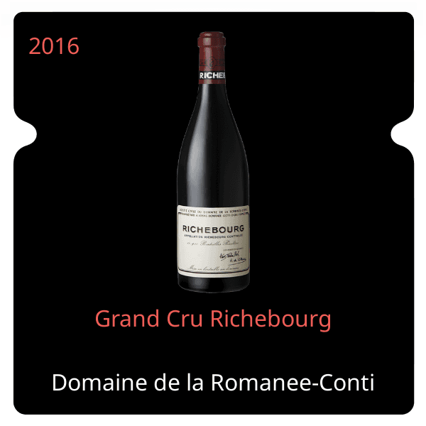 Romanee-Conti Grand Cru Richebourg 2016