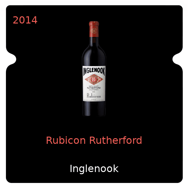 Inglenook Rubicon Rutherford 2014