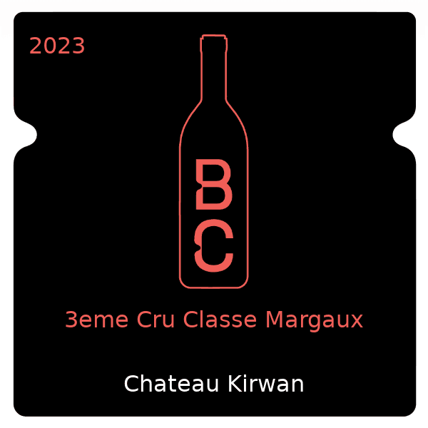 Kirwan 3eme Cru Classe Margaux 2023