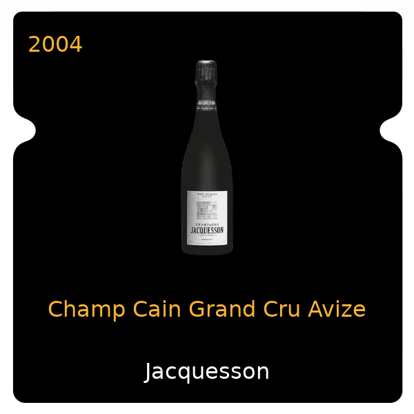 Jacquesson Champ Cain Grand Cru Avize 2004