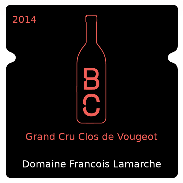 Nicole Lamarche Grand Cru Clos de Vougeot 2014
