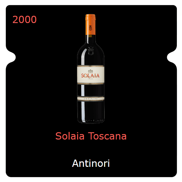 Antinori Solaia Toscana 2000