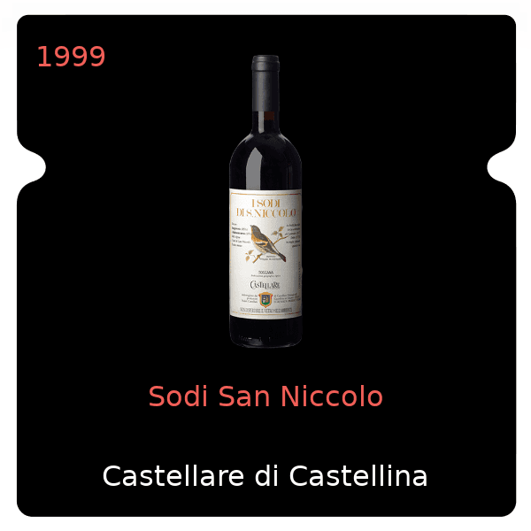 Castellare di Castellina Sodi San Niccolo 1999