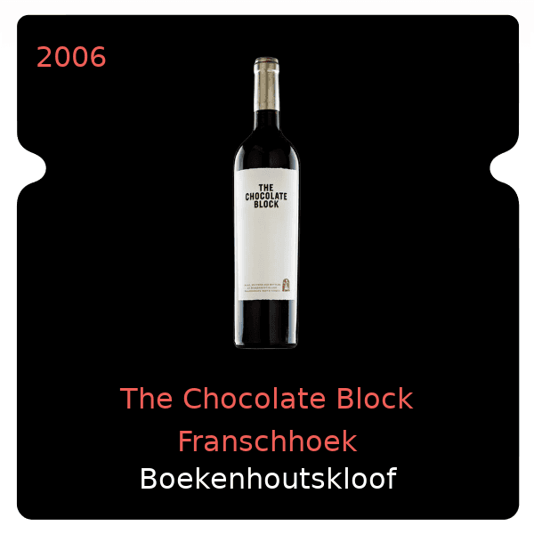 Boekenhoutskloof The Chocolate Block Franschhoek 2006