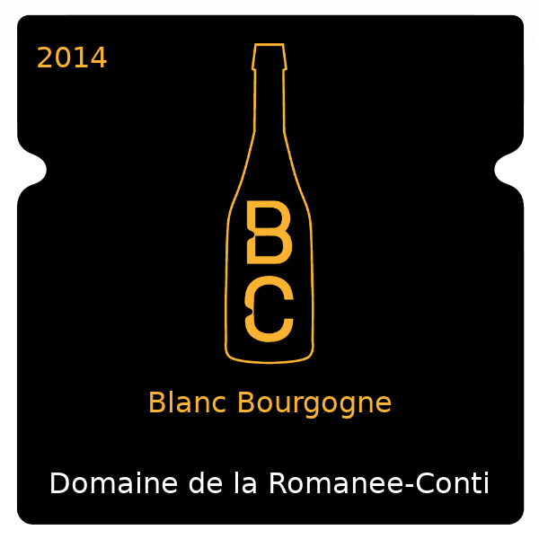 Romanee-Conti Blanc Bourgogne 2014