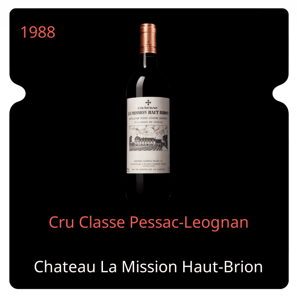 Mission Haut-Brion Cru Classe Pessac-Leognan 1988