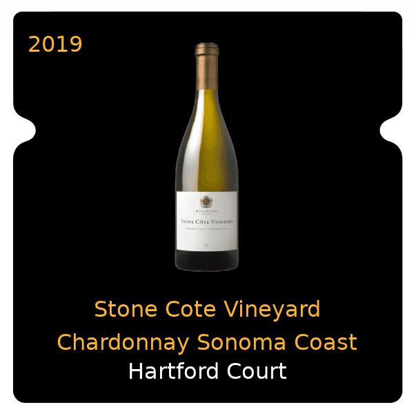 Hartford Court Stone Cote Vineyard Chardonnay Sonoma Coast 2019
