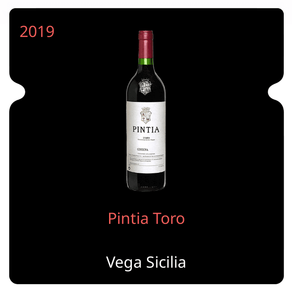 Vega Sicilia Pintia Toro 2019