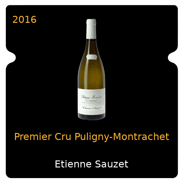 Etienne Sauzet Premier Cru Puligny-Montrachet 2016