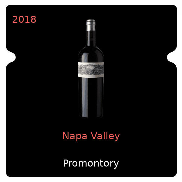 Promontory Napa Valley 2018