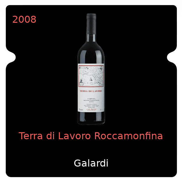 Galardi Terra di Lavoro Roccamonfina 2008