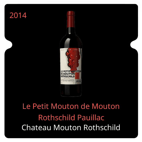 Mouton Rothschild Le Petit Mouton de Mouton Rothschild Pauillac 2014