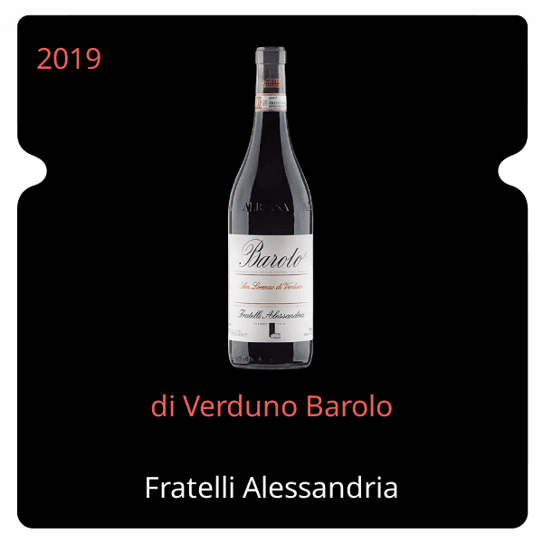 Fratelli Alessandria di Verduno Barolo 2019