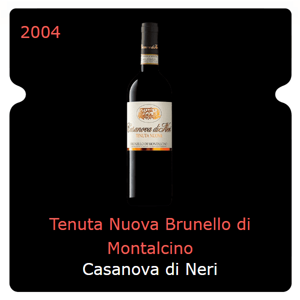 Casanova di Neri Tenuta Nuova Brunello di Montalcino 2004
