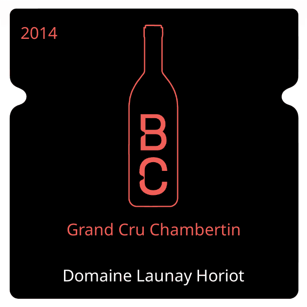 Launay Horiot Grand Cru Chambertin 2014
