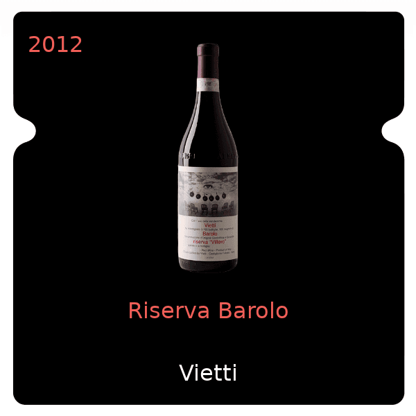 Vietti Riserva Barolo 2012