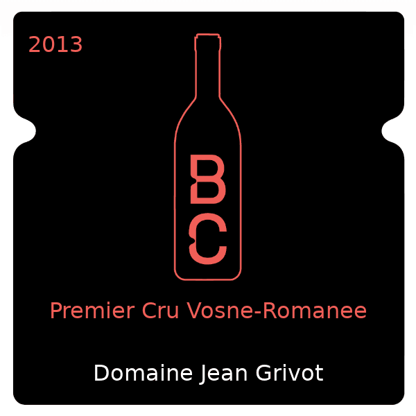 Jean Grivot Premier Cru Vosne-Romanee 2013