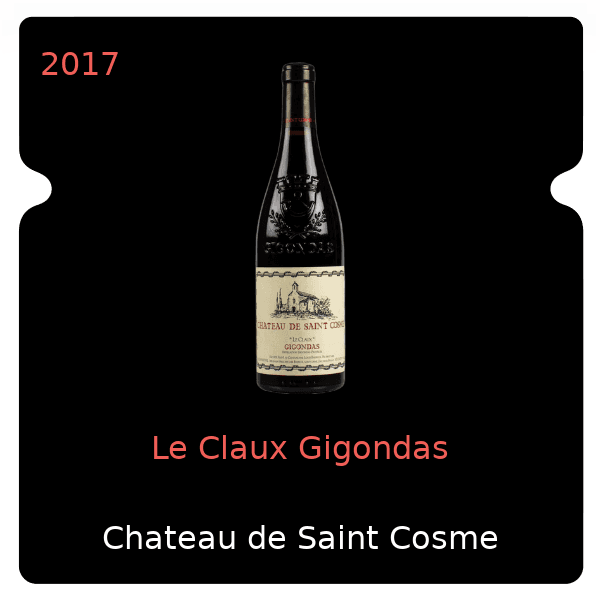 Saint Cosme Le Claux Gigondas 2017