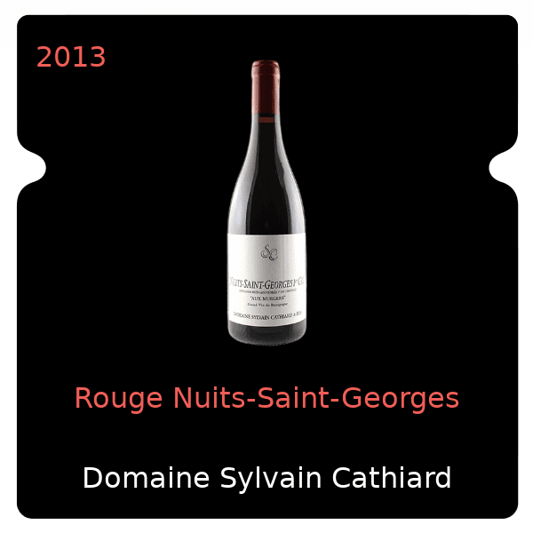 Sylvain Cathiard Rouge Nuits-Saint-Georges 2013