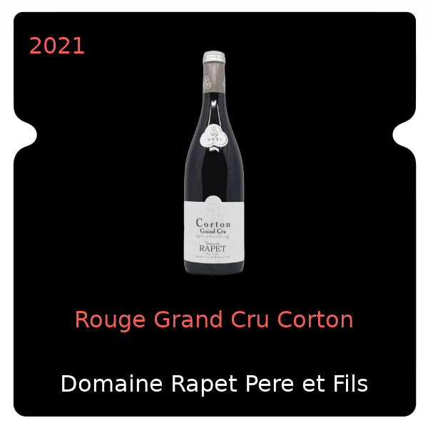 Rapet Rouge Grand Cru Corton 2021