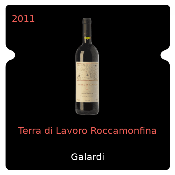 Galardi Terra di Lavoro Roccamonfina 2011